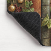Tapis De Souris Bibliothèque de chat noir enchantée (Coin)