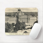 Tapis De Souris Bibliothèque du Congrès, Washington DC, cru 1912 (Avec souris)