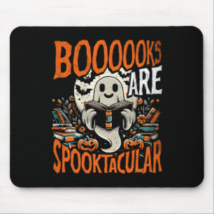 Tapis De Souris Bibliothèque Halloween Shirt Book Lover Design des