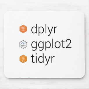 Tapis De Souris Bibliothèques de Tidyverse : dplyr, ggplot2, tidyr