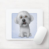 Tapis De Souris Bichon Frise (Avec souris)