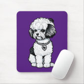 Tapis De Souris Bichon Frise (Avec souris)