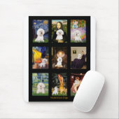 Tapis De Souris Bichon Frise Composite (Avec souris)
