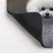 Tapis De Souris Bichon Frise Halloween Effrayant  (Coin)