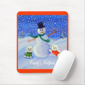 Tapis De Souris Bichon Frise Mousepad (Avec souris)