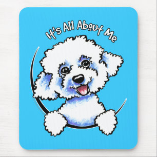 Tapis De Souris Bichon Frise son tout environ je