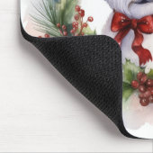 Tapis De Souris Bichon Frise Wreath Festive Pup (Coin)