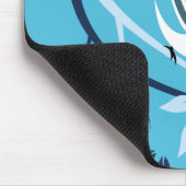 Tapis De Souris Bickadee Dans La Branche De L'Arbre (Coin)