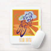 Tapis De Souris Bicyclette (Avec souris)