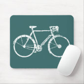 Tapis De Souris bicyclette blanche (Avec souris)