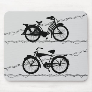 Tapis De Souris Bicyclette Noir 1