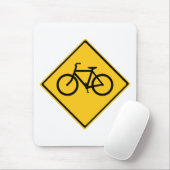Tapis De Souris Bicyclette pour panneau routier (Avec souris)
