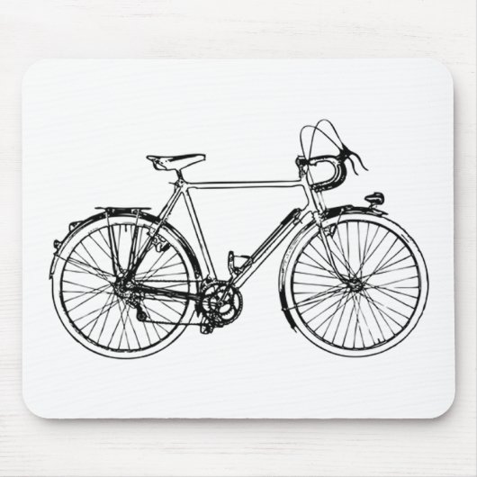 Tapis De Souris Bicyclette vintage (Devant)
