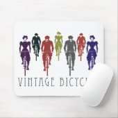 Tapis De Souris Bicyclettes vintages (Avec souris)