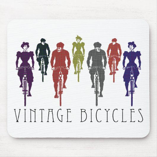 Tapis De Souris Bicyclettes vintages (Devant)