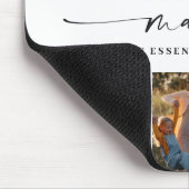 Tapis De Souris Bien-aimée Maman Joyeuse Fête des Mères Collage ph (Coin)