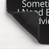 Tapis De Souris Bien sûr que je me parle. (Coin)