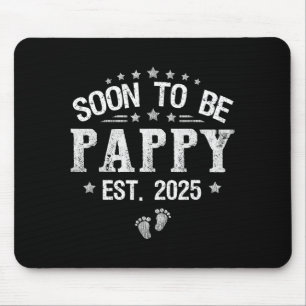 Tapis De Souris Bientôt Papa Établi 2025 Fête des Pères Promu En