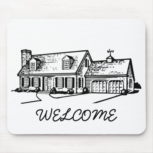 Tapis De Souris Bienvenue (Devant)