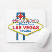 Tapis De Souris Bienvenue à Fabulous Las Vegas (Avec souris)