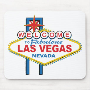 Tapis De Souris Bienvenue à Fabulous Las Vegas