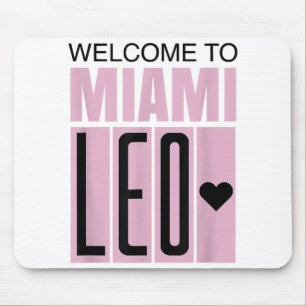 Tapis De Souris Bienvenue à Miami Leo 10 - GOAT