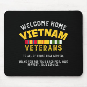 Tapis De Souris Bienvenue Accueil Vietnam Anciens Combattants - Vi