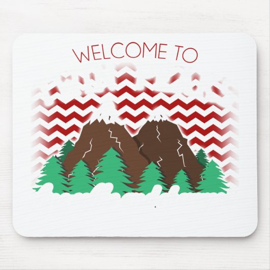 Tapis De Souris Bienvenue sur twin peaks (Devant)