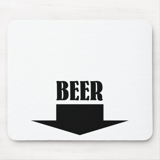 Tapis De Souris Bière (Devant)