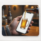 Tapis De Souris Bière à débiter (Devant)