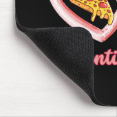 Tapis De Souris Bière à la pizza de Saint-Valentin (Coin)