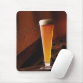Tapis de souris bière ambrée (Avec souris)