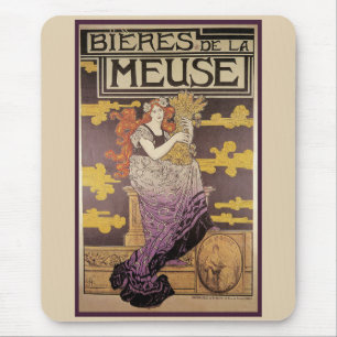 Tapis De Souris Biere de la Meuse par Marc Auguste Bastard