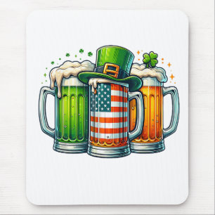 Tapis De Souris Bière Irlandaise Irlande Fête de la Saint-Patrick