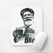 Tapis De Souris Bière je Bro (Avec souris)