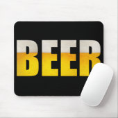Tapis De Souris Bière Mousepad (Avec souris)