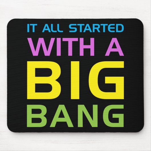 Tapis De Souris Big Bang (Devant)