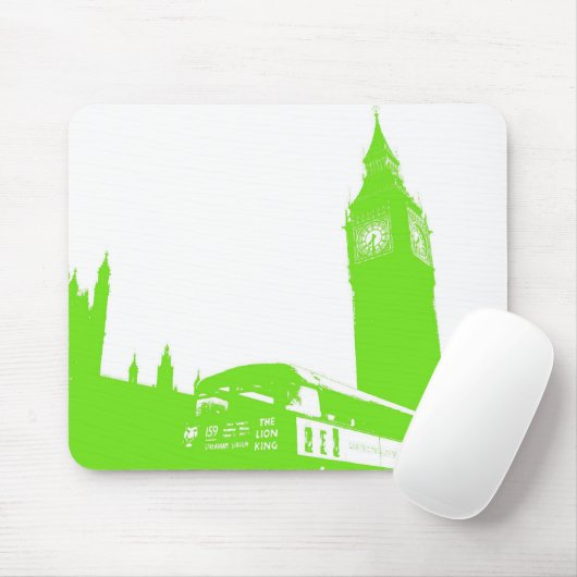 Tapis De Souris Big Ben rétro Mousepad (Avec souris)