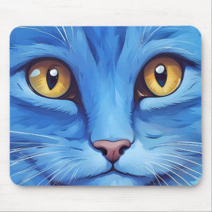 Tapis De Souris Big Blue Cat