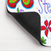 Tapis De Souris Big Flowers Artistic Mousepad (Coin)