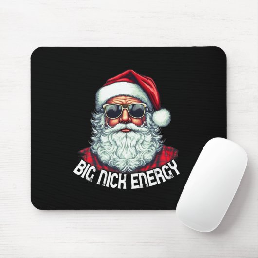 Tapis De Souris Big Nick Energy Fun Père Noël Noël 1 (Avec souris)