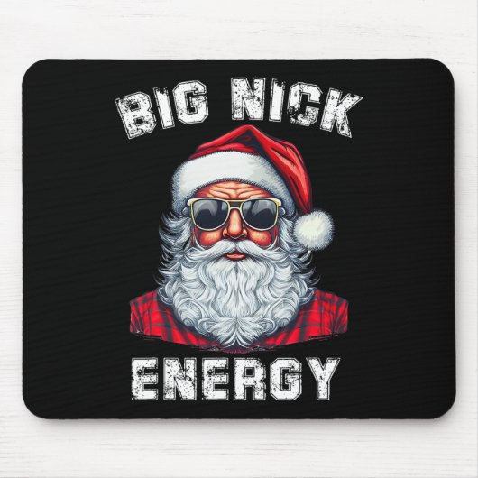 Tapis De Souris Big Nick Energy Fun Père Noël Noël 4 (Devant)