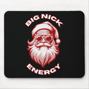 Tapis De Souris Big Nick Energy Funny Père Noël Noël 1