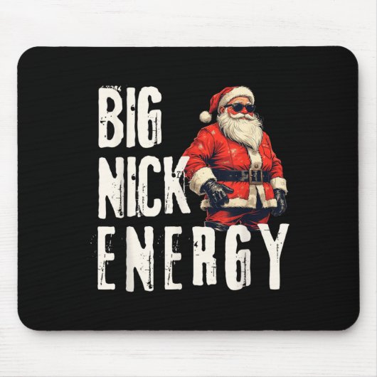 Tapis De Souris Big Nick Energy Funny Santa Christmas  (Devant)