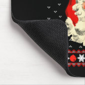 Tapis De Souris Big Nick Energy Funny Santa Ugly Christmas Sweater (Coin)