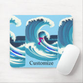 Tapis De Souris Big Wave Surfer Thunder_Cove (Avec souris)