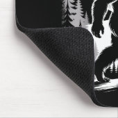 Tapis De Souris Bigfoot Clair de Lune Sasquatch Forêt Cryptide Ext (Coin)