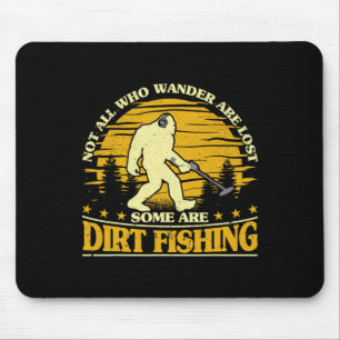 Tapis De Souris Bigfoot Dirt Pêche Métal Détection Métal Drôle D