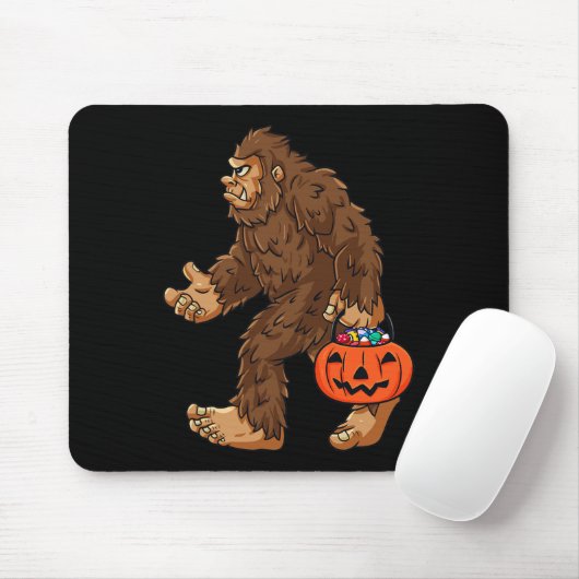 Tapis De Souris Bigfoot Jack-o'-lantern Fun Halloween Garçons Enfa (Avec souris)