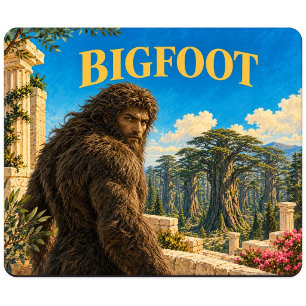 Tapis De Souris Bigfoot, monstre de fantasy gothique